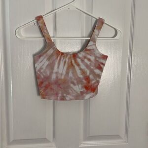 Tie-dye sports bra